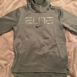 Boys (L) Nike Dri-Fit Elite Grey Hoodie